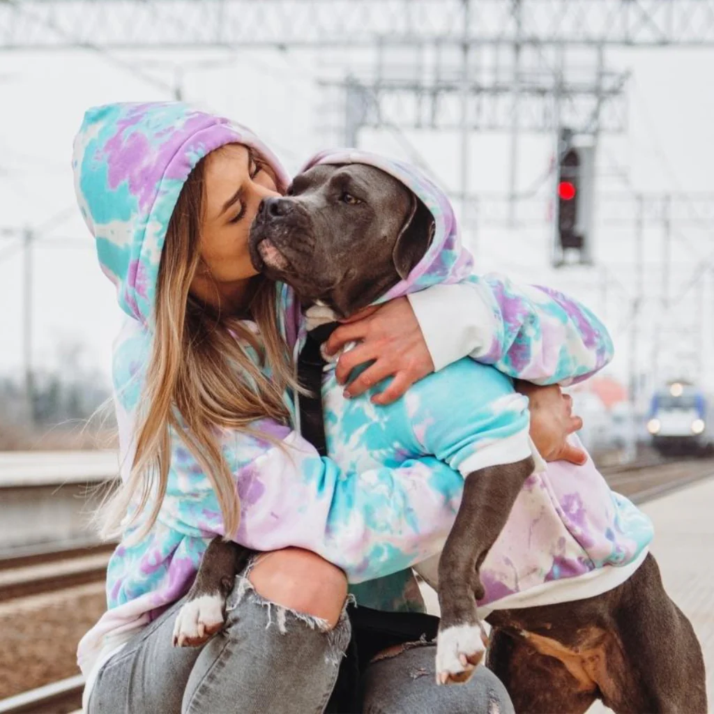Velvet Dog Hoodie - 90s Retro - Image 12