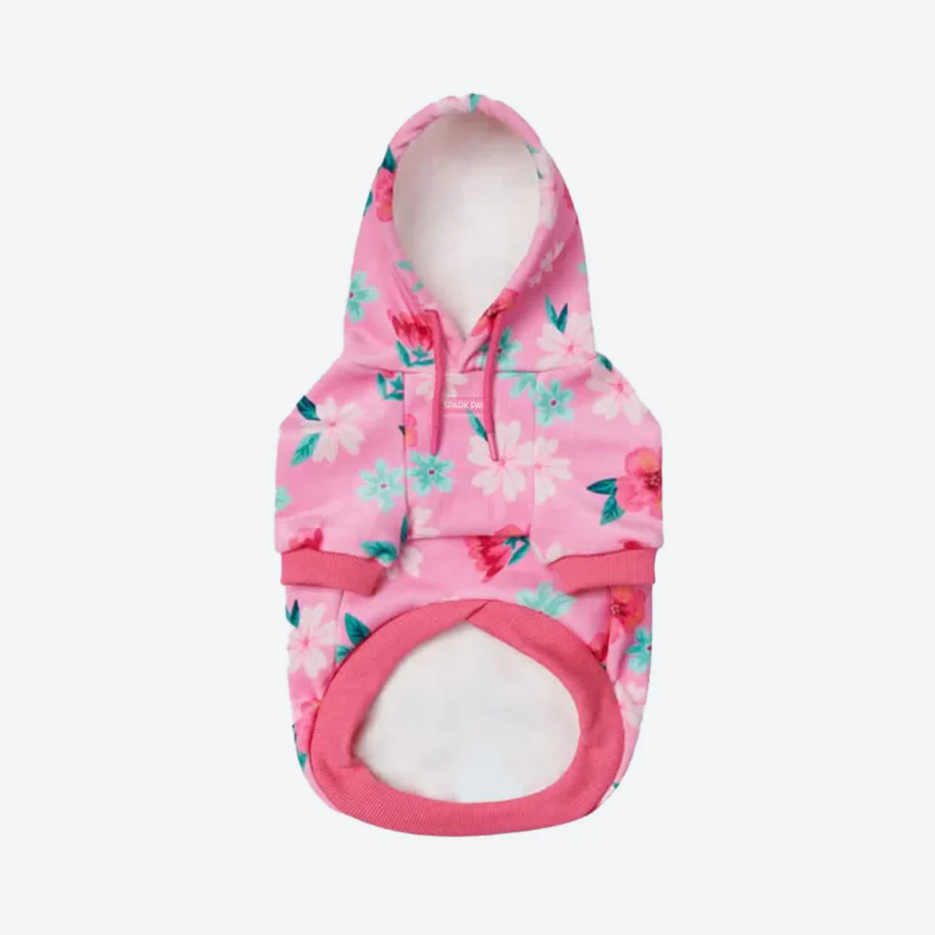 Blossom Dog Hoodie - Pink - Image 8