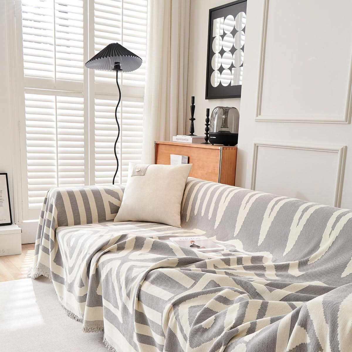 Pet Couch Cover - Boho Grey - Image 4