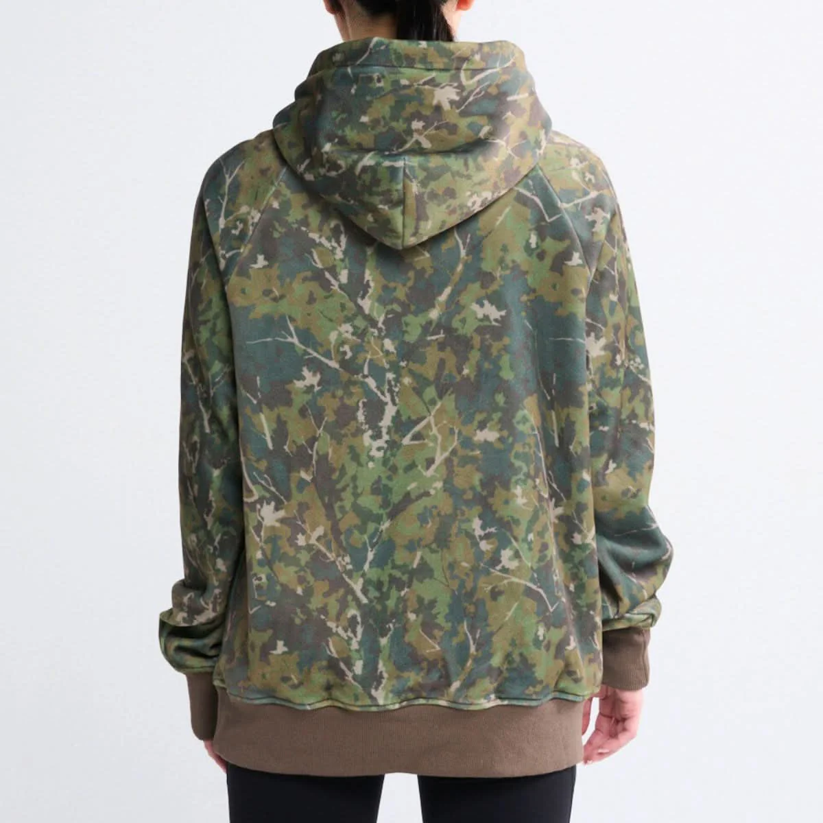 Concrete Wood Human Hoodie - Moss - Image 3