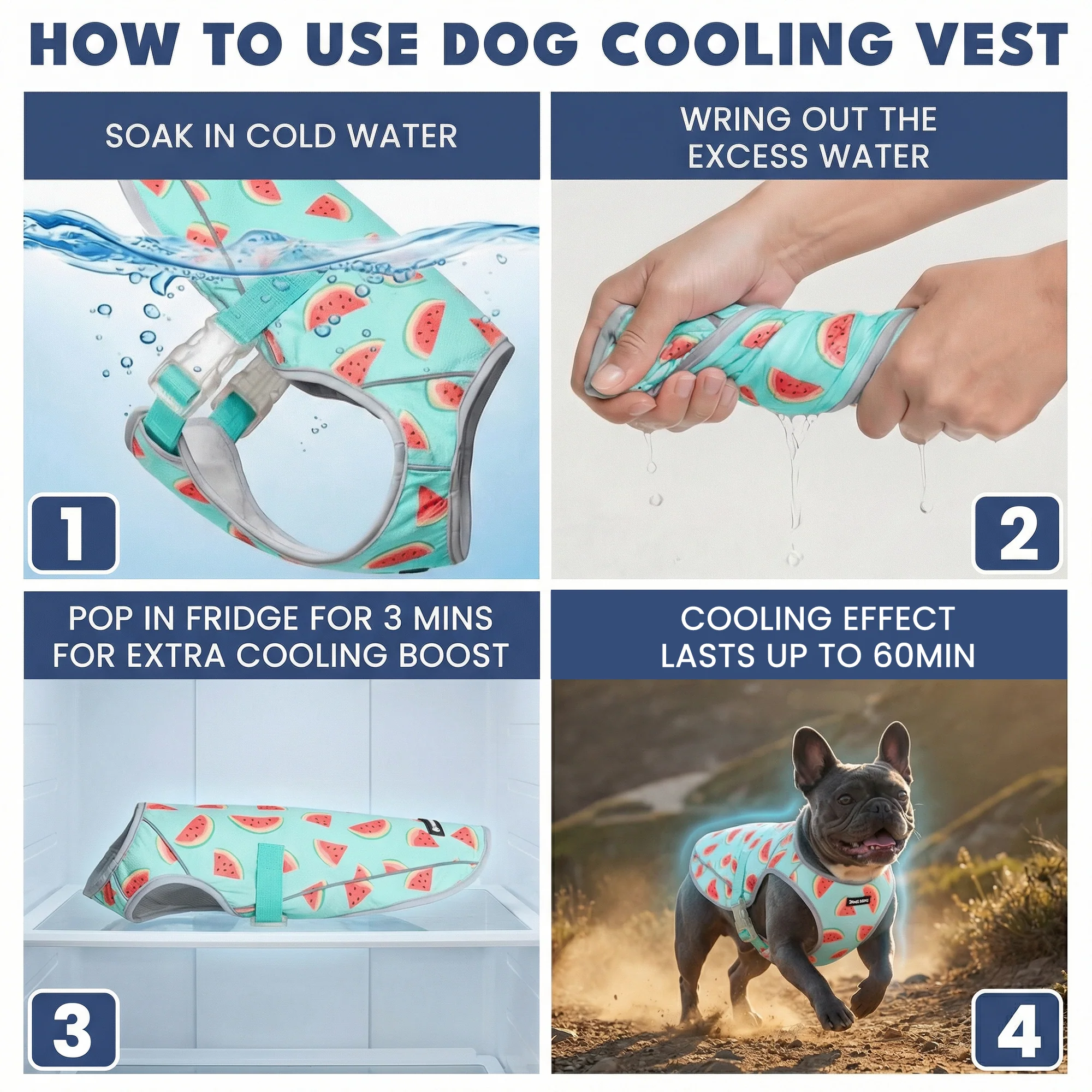 Chilltech™ Dog Cooling Vest 2 Pack - Image 27