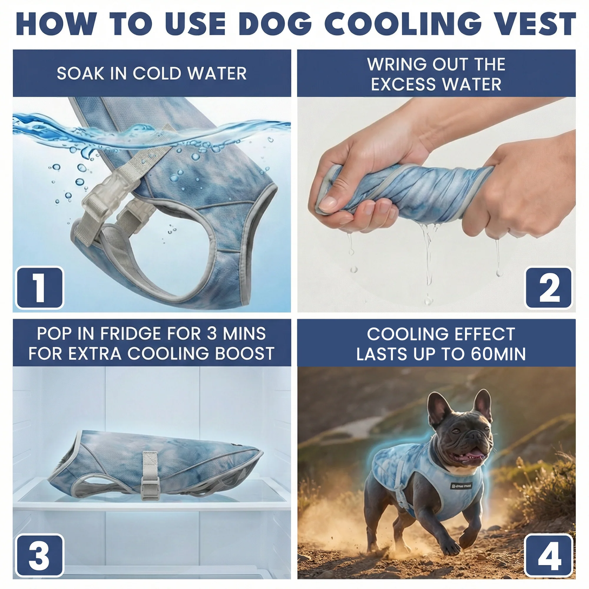 Chilltech™ Dog Cooling Vest 2 Pack - Image 3