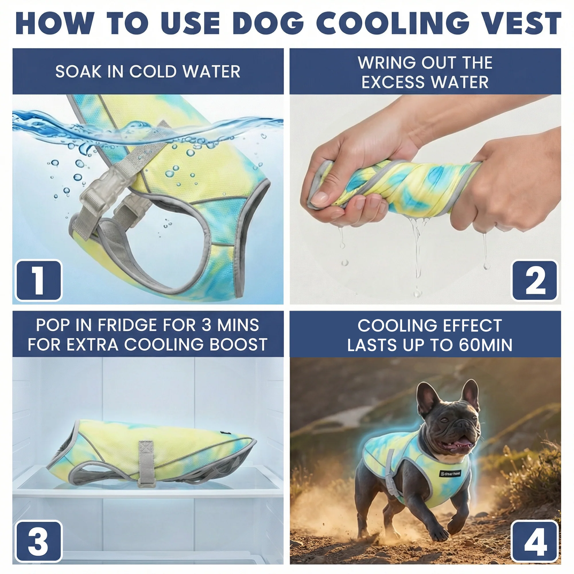 Chilltech™ Dog Cooling Vest 2 Pack - Image 35