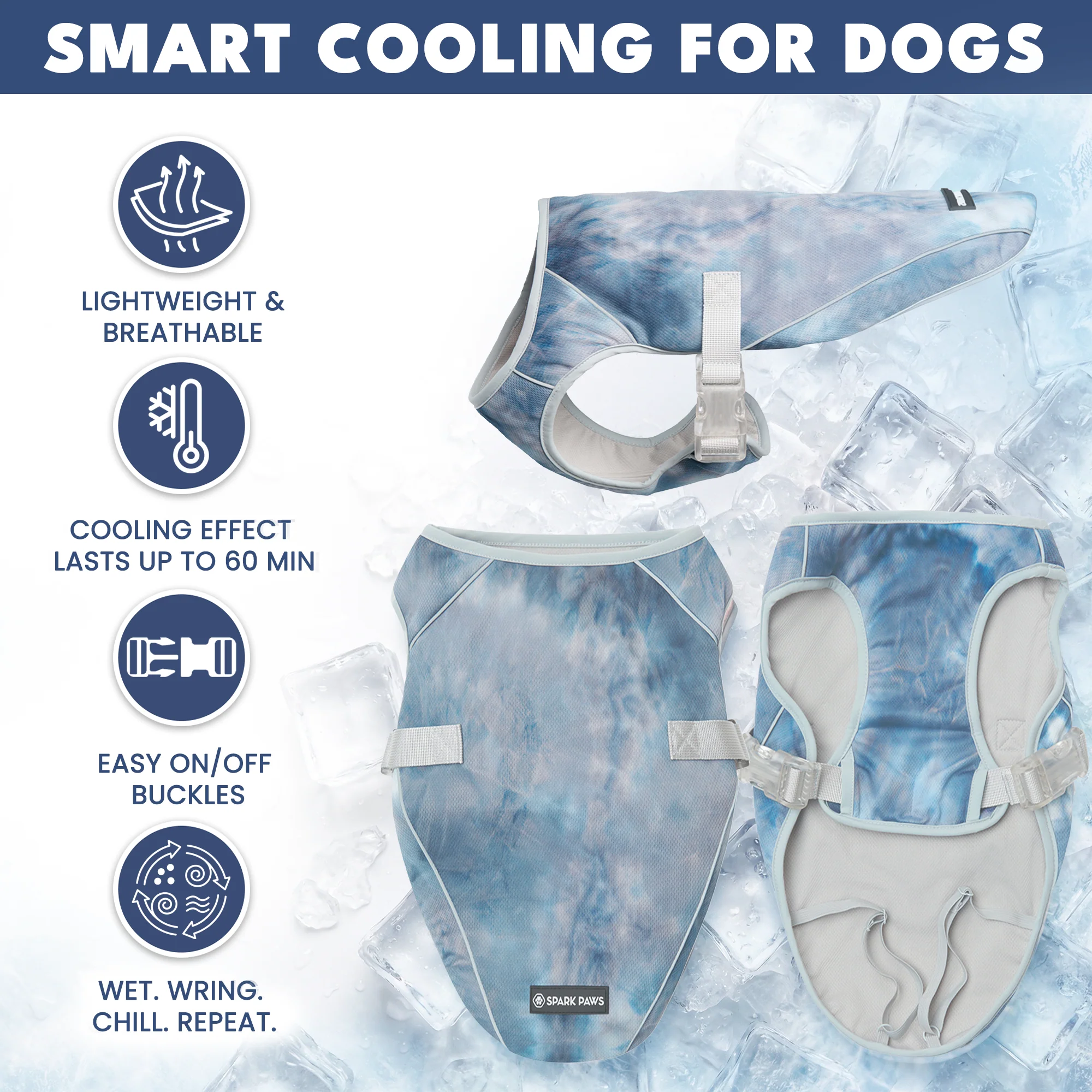 Chilltech™ Dog Cooling Vest 2 Pack - Image 36