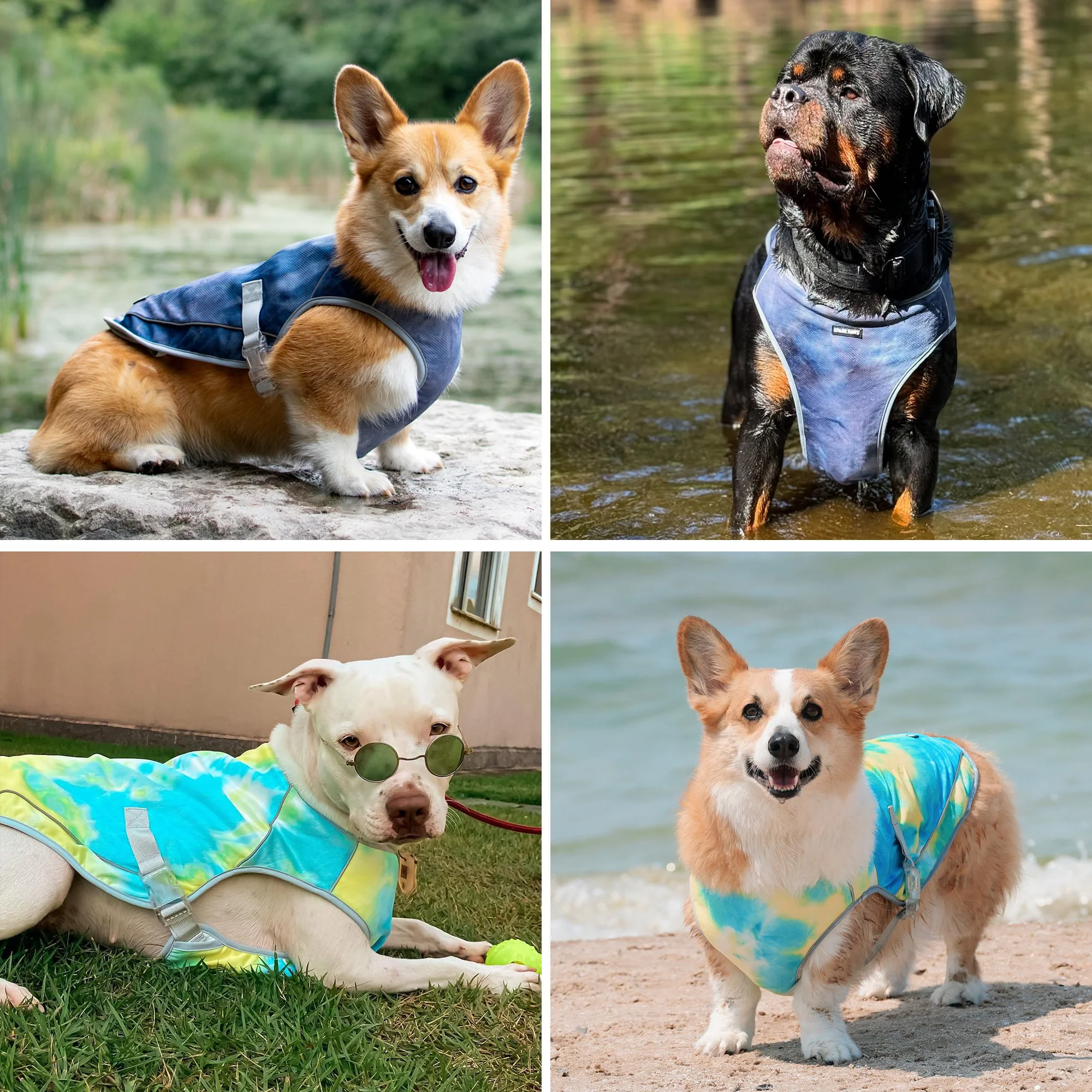 Chilltech™ Dog Cooling Vest 2 Pack - Image 37