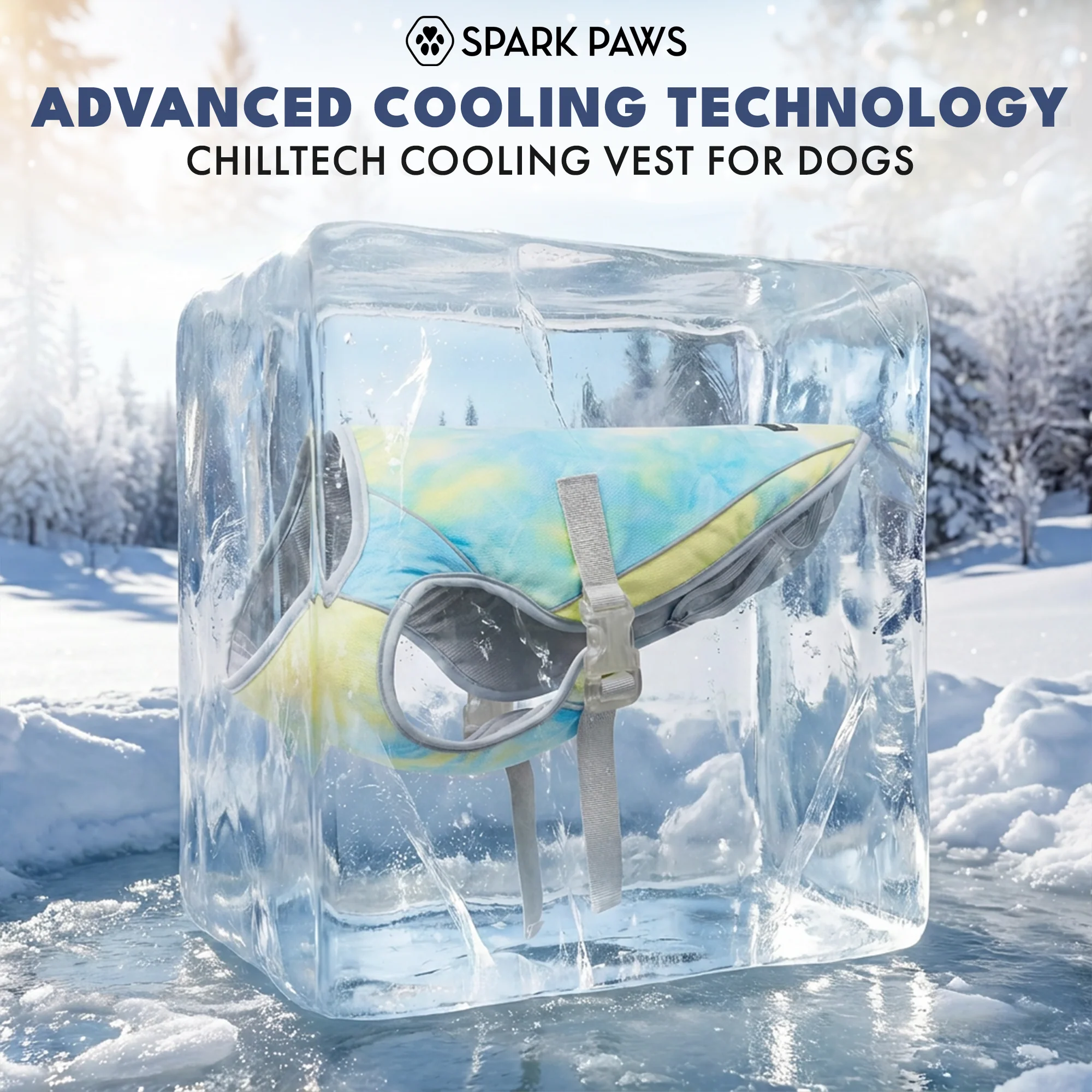 Chilltech™ Dog Cooling Vest 2 Pack - Image 39