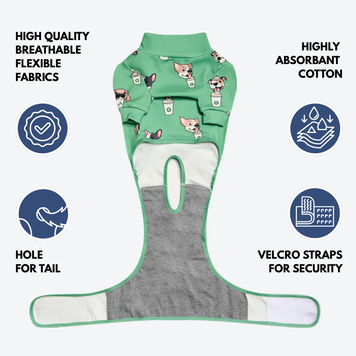Dog Surgical Suit - Pup Cup - Image 8