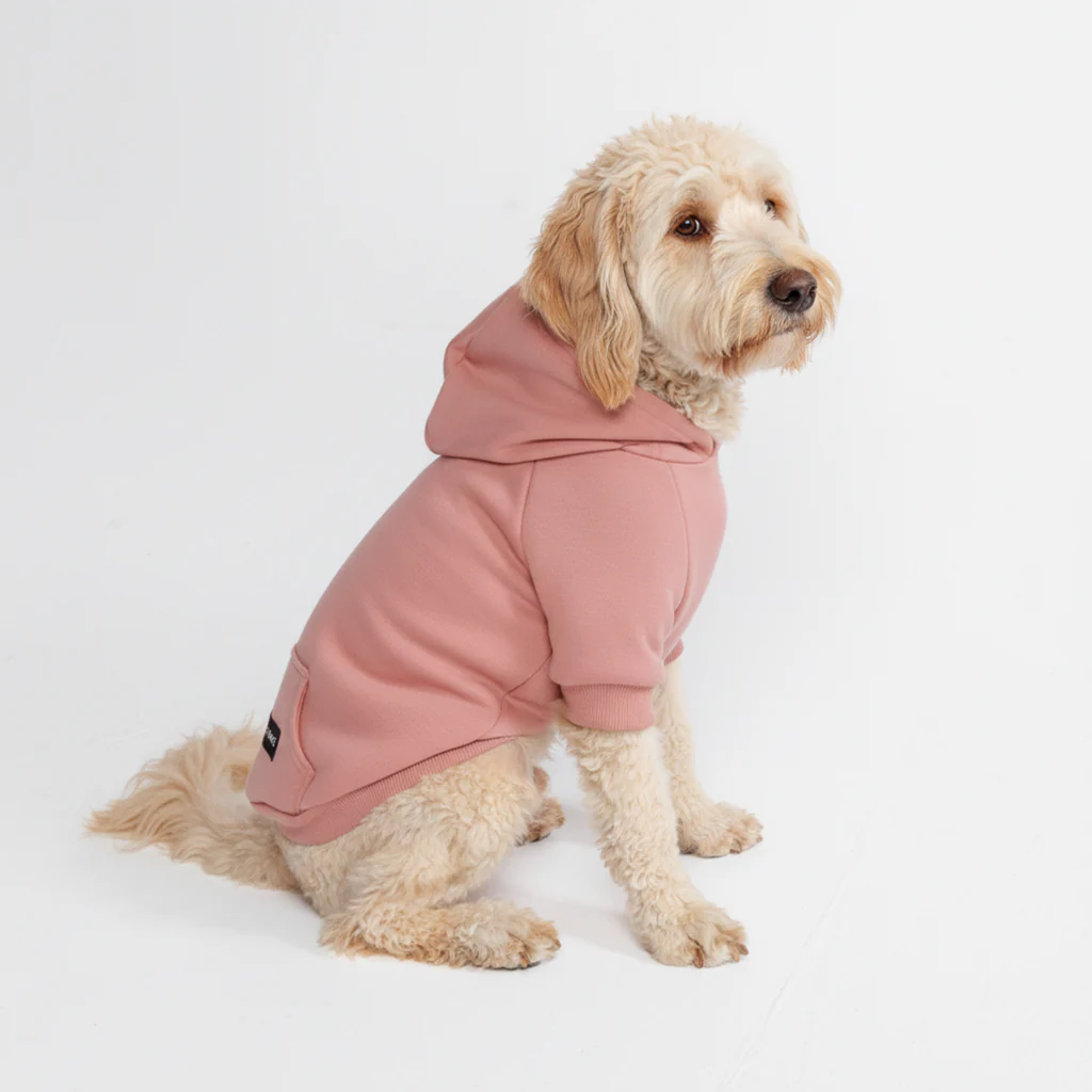 Essential Dog Hoodie - Dusty Pink - Image 5