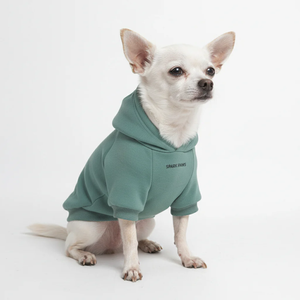 Essential Dog Hoodie - Teal - Image 3
