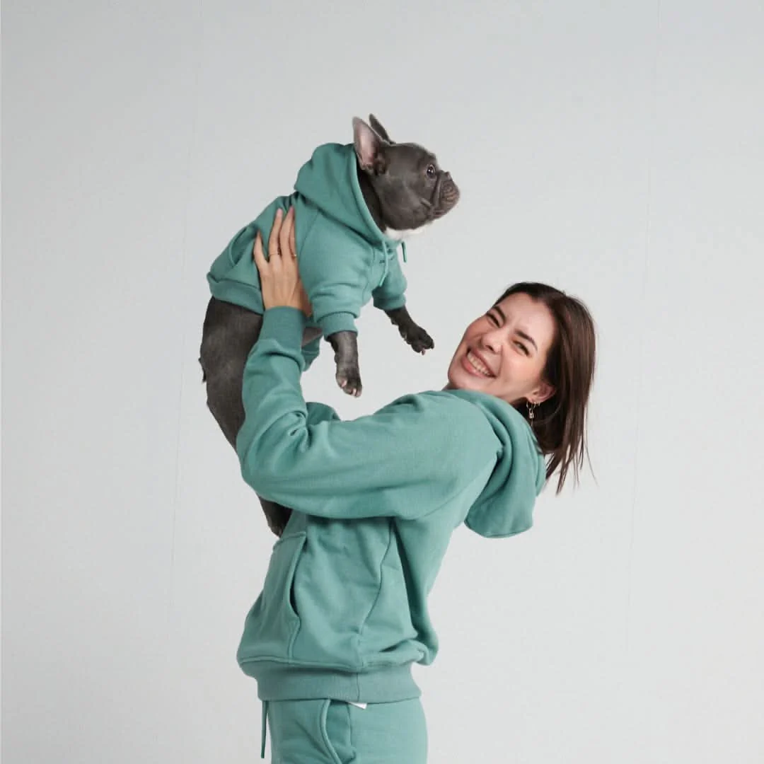 Essential Human Hoodie - Teal - Image 6