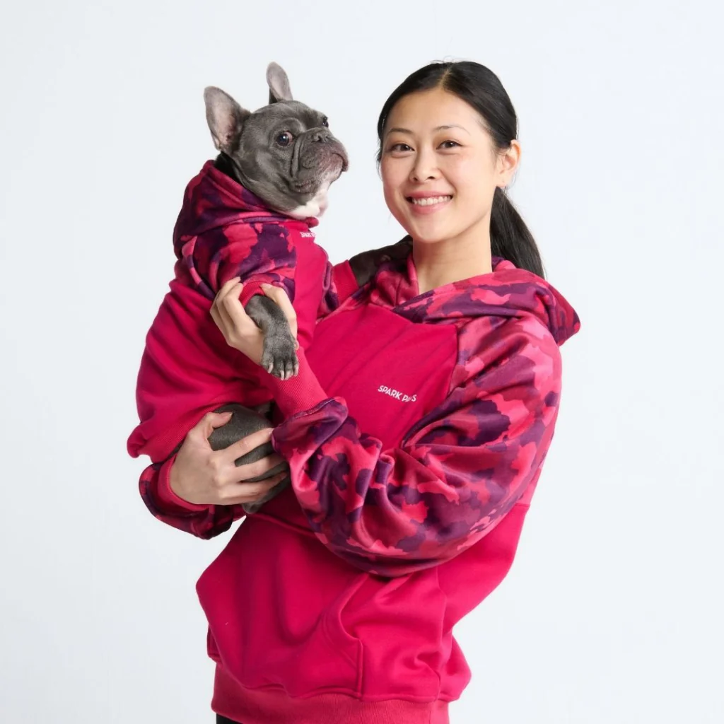 Fuchsia Camo Dog Hoodie - Image 12