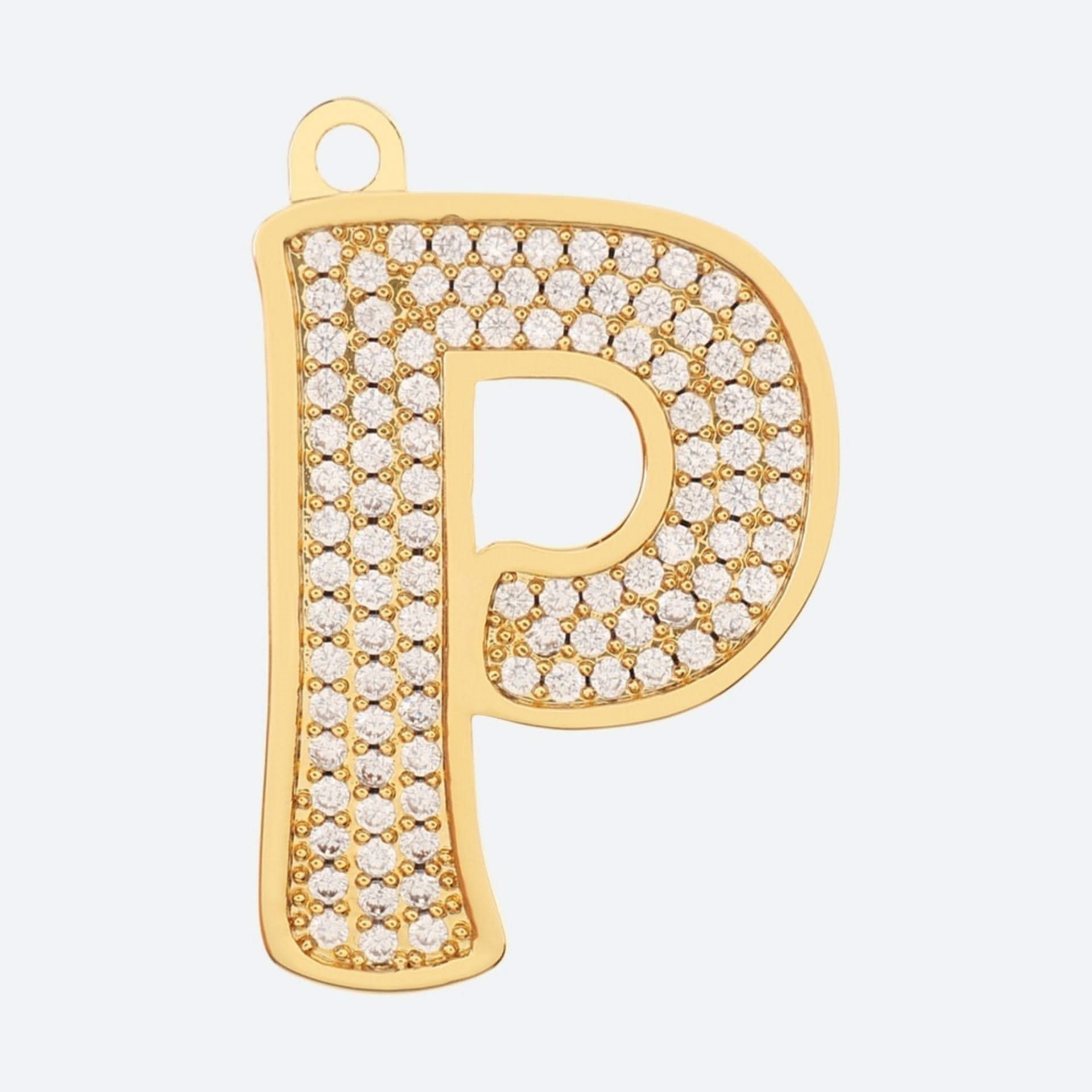 Initial Letter Jewelry Tag - P - Image 2
