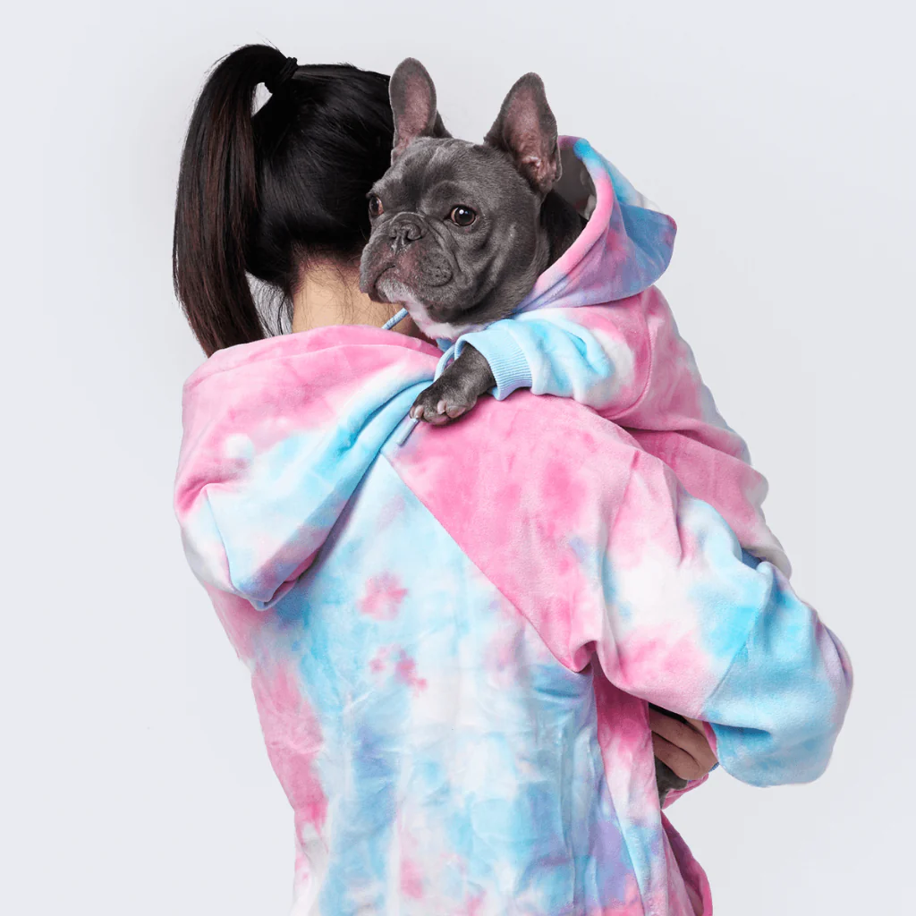 Velvet Dog Hoodie - Snow Cone - Image 11