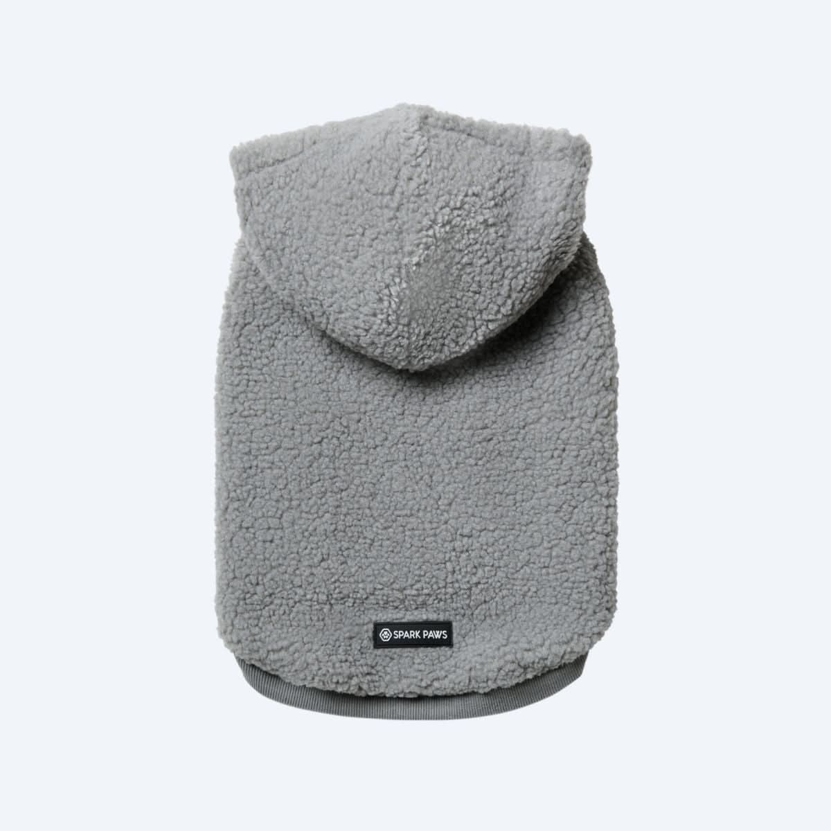 Teddy Sherpa Dog Jacket - Silver Gray - Image 4