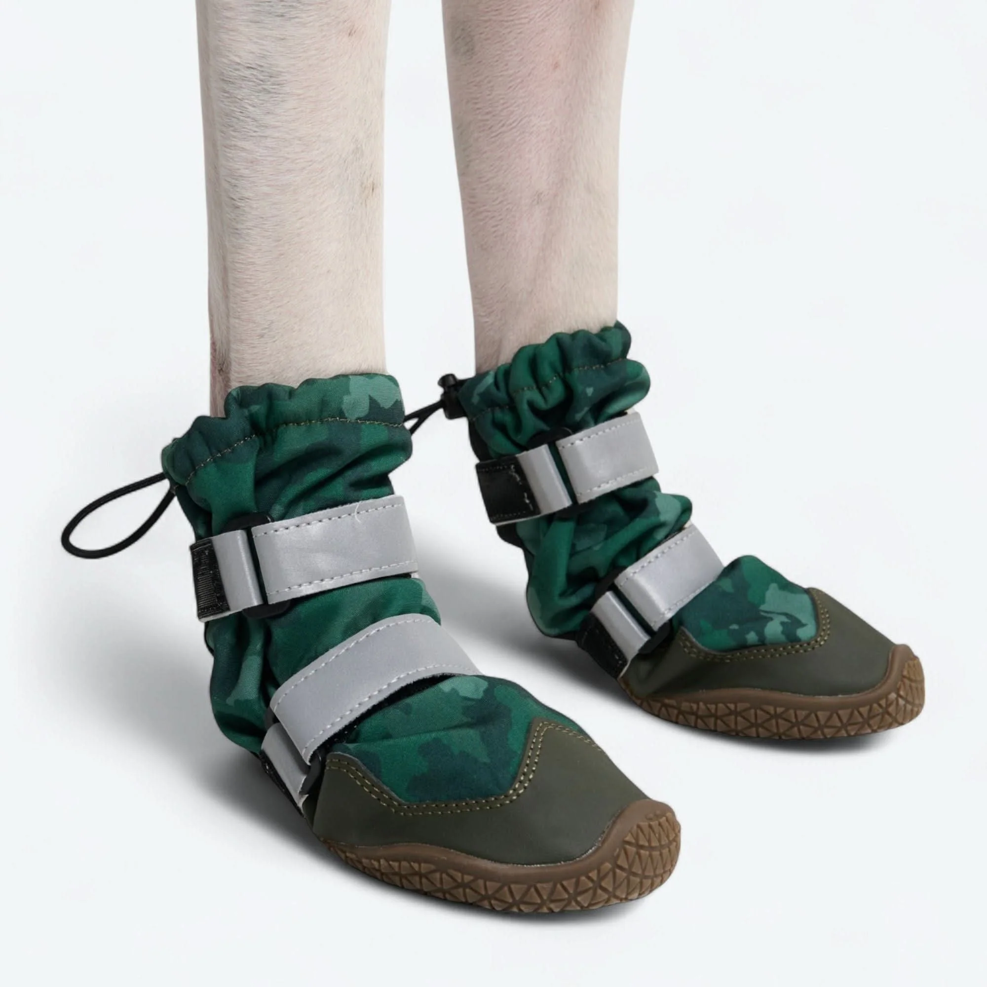 Dog Rainboots, Waterproof Dog Shoes - Green Camo - Image 6